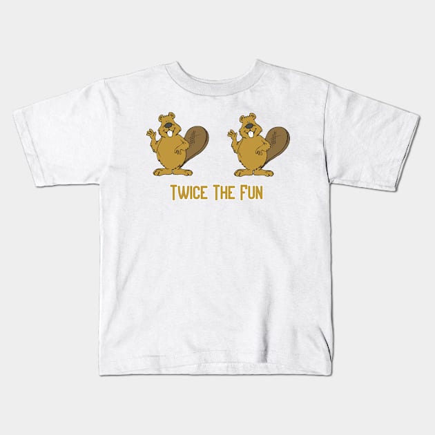 Twice the Fun Kids T-Shirt by Pretty Good Shirts